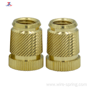 Knurled insert nut with m3 m5 m6 thread